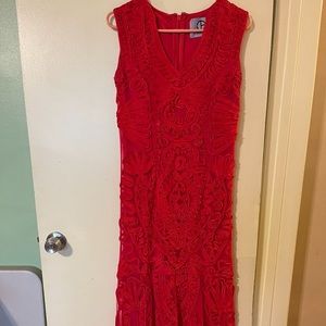 Red Beautiful Evening Gown